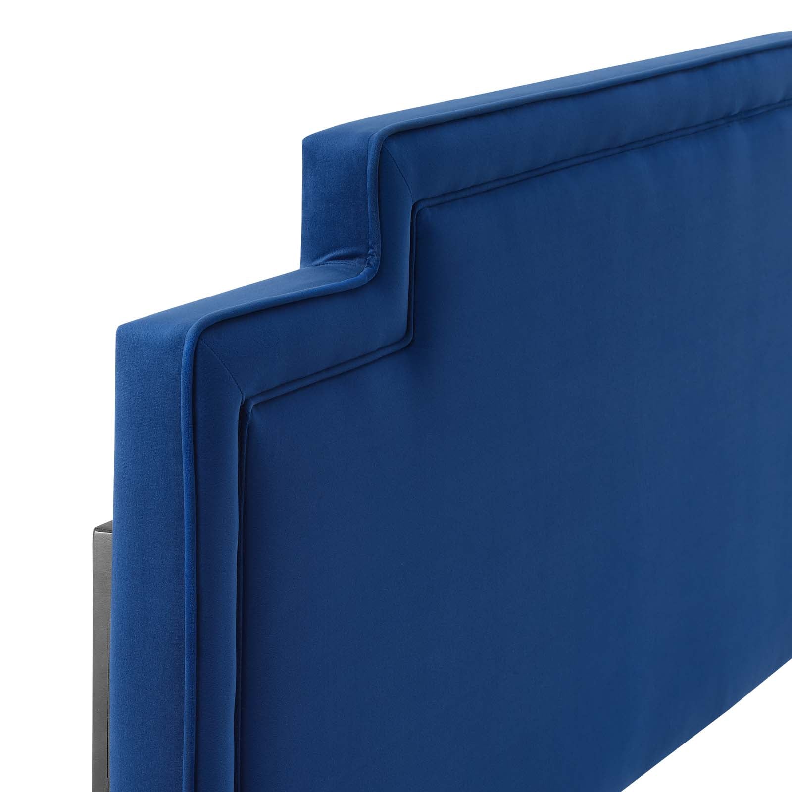 Modway Headboards - Transfix Performance Velvet King/California King Headboard Navy