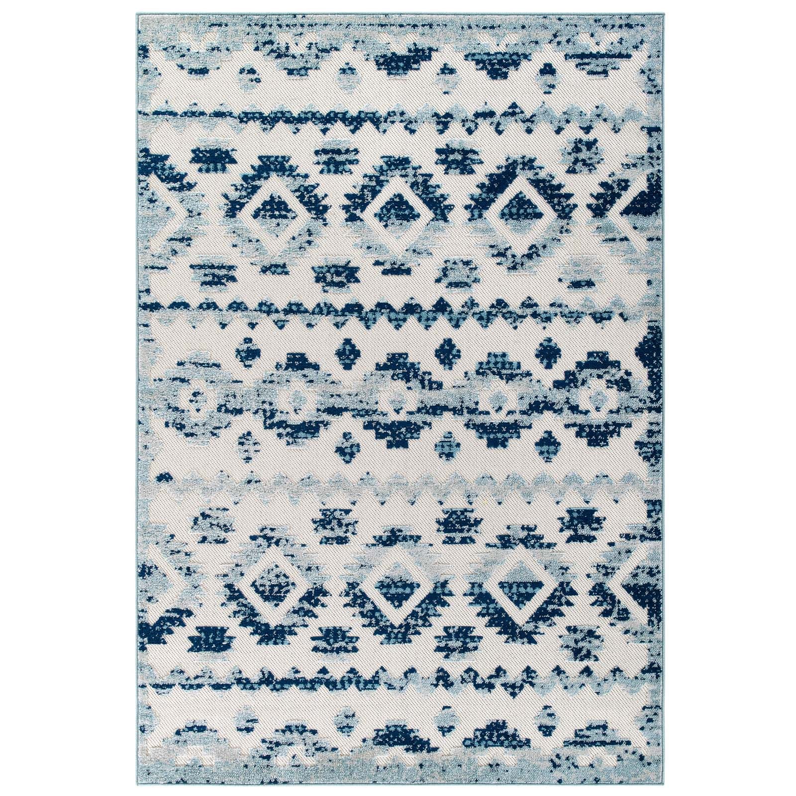 HR Waterproof Abstract Outdoor Rug - Stain and Fade-Resistant #669 –  Handcraft Rugs