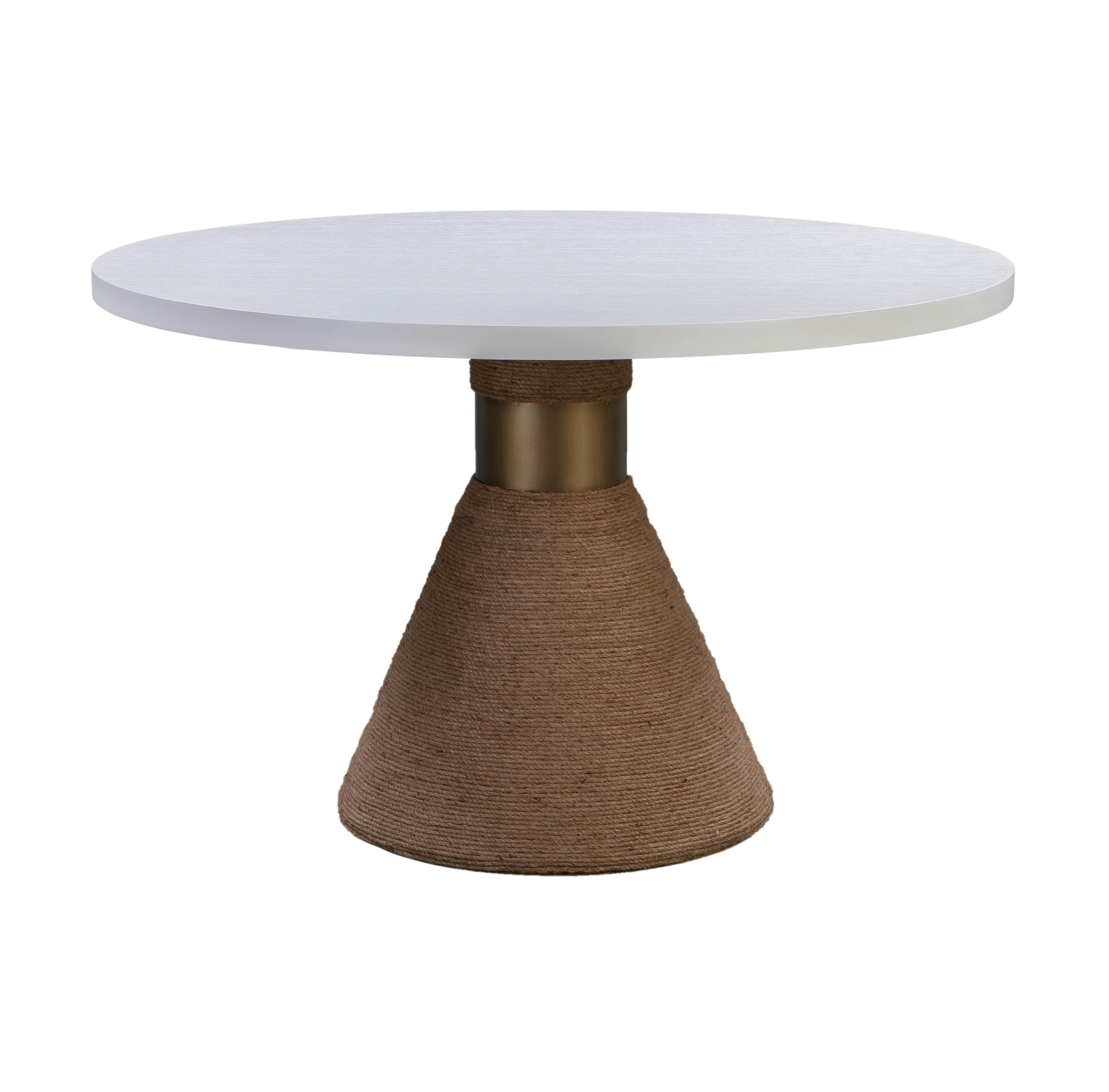 Tov Furniture Dining Tables - Rishi Natural Rope Round Table