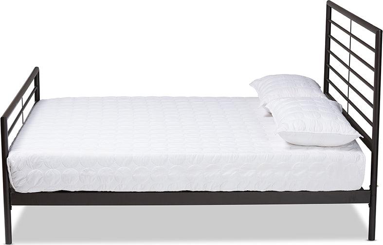 Wholesale Interiors Beds - Alva Full Size Platform Bed Black