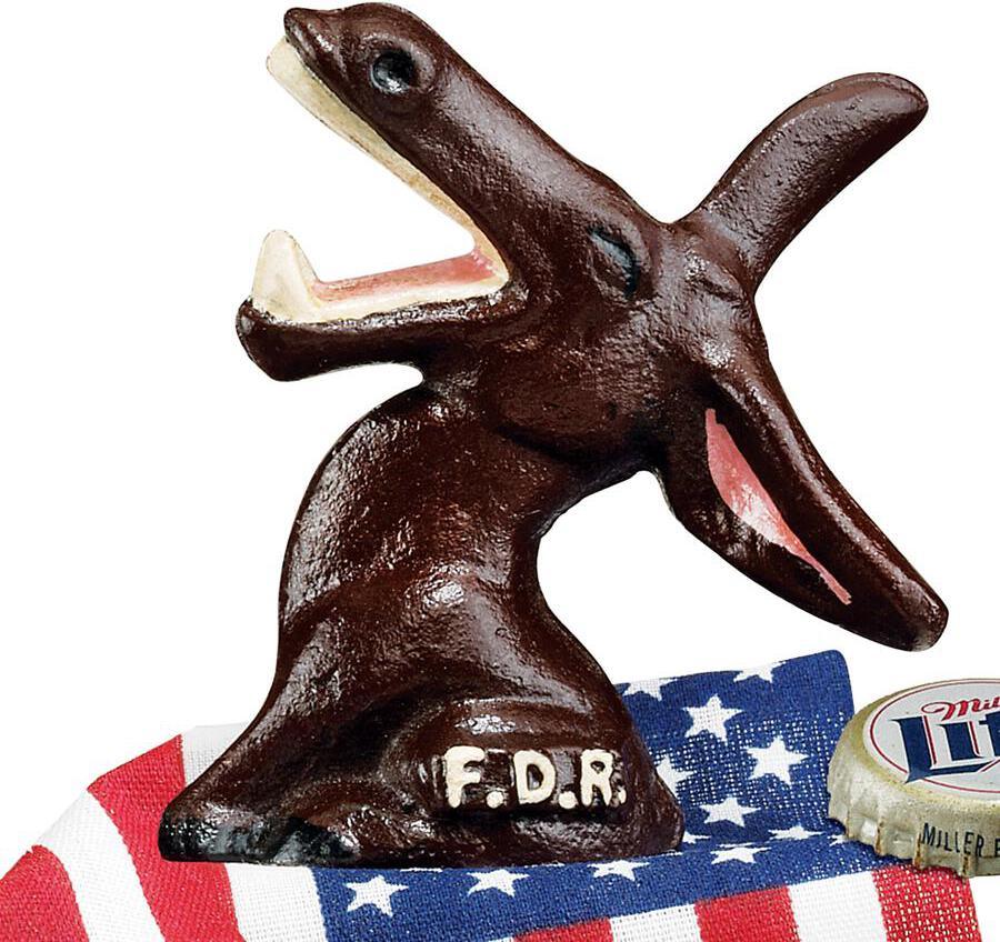 Design Toscano Bar Gifts - Fdr Donkey Cast Iron Bottle Opener