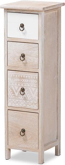 Wholesale Interiors Bedroom Organization - Seanna Modern and Contemporary Multi-Colored Wood 4-Drawer Storage Unit