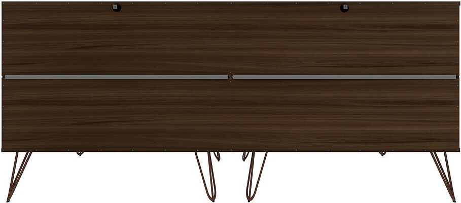 Manhattan Comfort Bedroom Sets - Rockefeller 5-Drawer & 6-Drawer Brown Dresser Set
