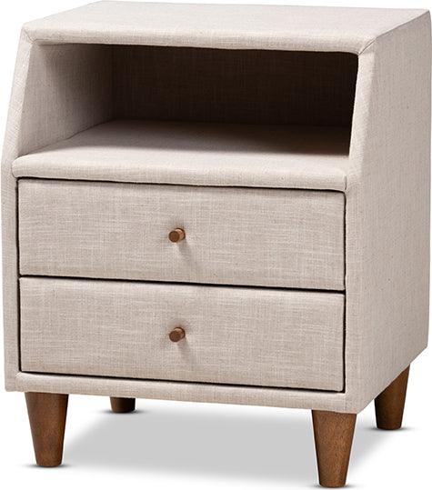Wholesale Interiors Nightstands & Side Tables - Claverie Nightstand Beige