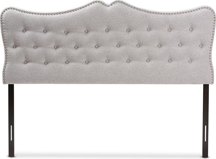 Wholesale Interiors Headboards - Emma Queen Headboard Grayish Beige