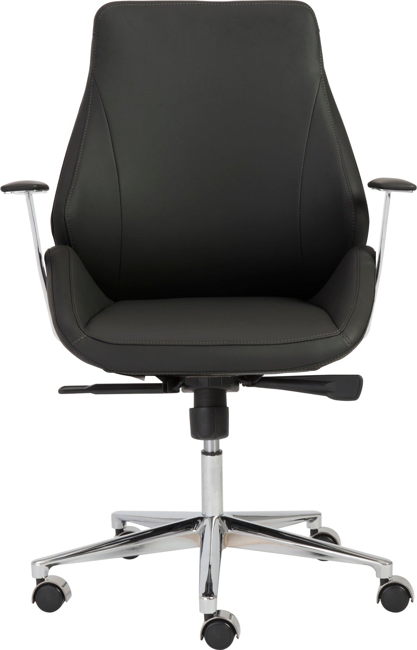 Euro Style Task Chairs - Bergen Low Back Office Chair Black