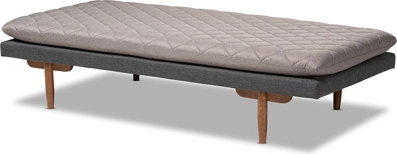 Wholesale Interiors Daybeds - Marit 71.9" Daybed Gray & Walnut