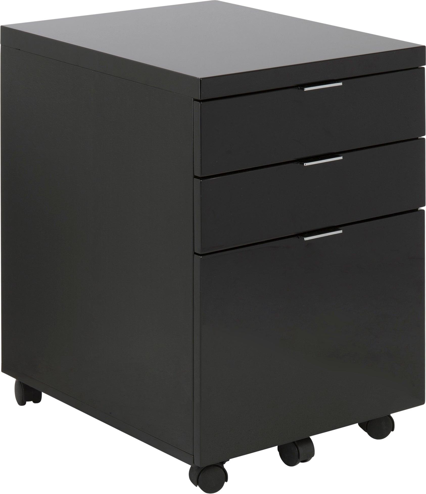 Euro Style File Cabinets - Gilbert File Cabinet Black