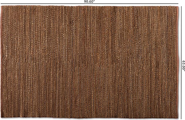 Wholesale Interiors Indoor Rugs - Zaguri Modern and Contemporary Natural Handwoven Leather Blend Area Rug