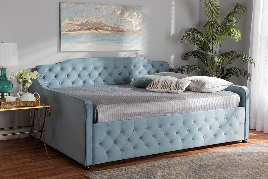 Wholesale Interiors Daybeds - Freda 83.2" Daybed Light Blue