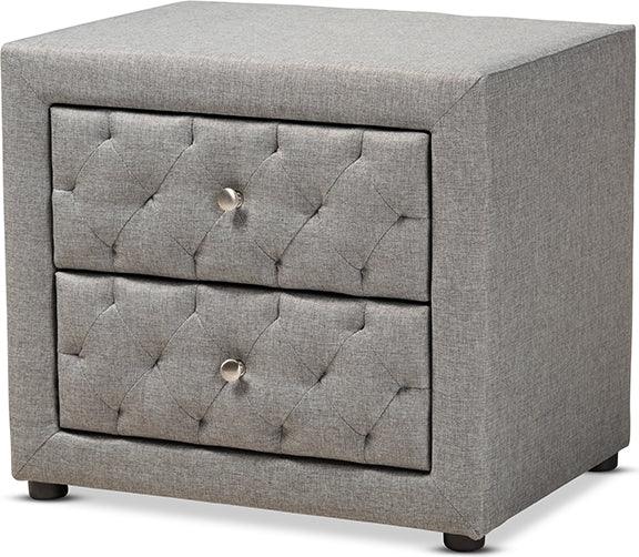 Wholesale Interiors Nightstands & Side Tables - Lepine Nightstand Gray
