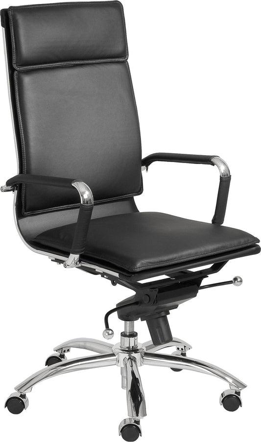 Euro Style Task Chairs - Gunar Pro High Back Office Chair Black