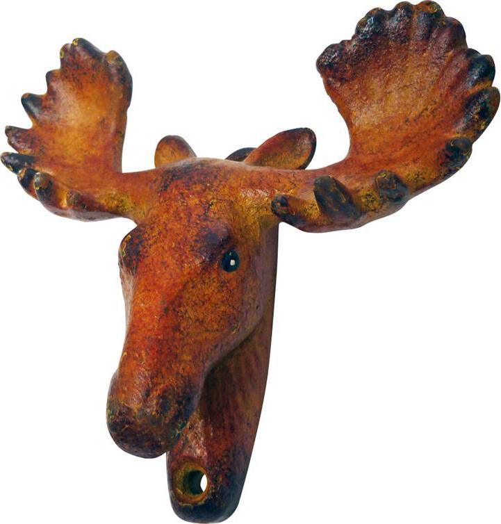 Design Toscano Bar Gifts - Moose Head Cast Iron Bottle Opener