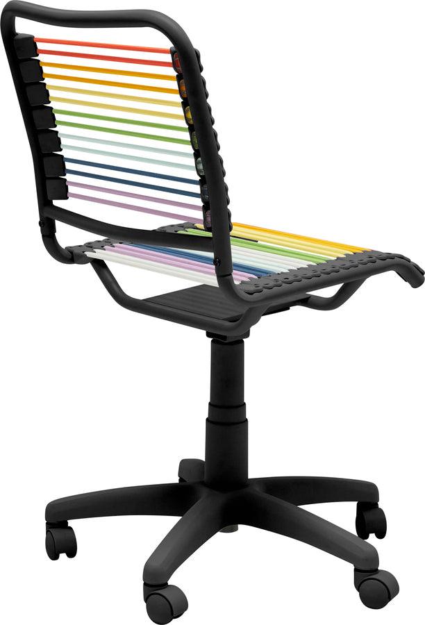 Euro Style Task Chairs - Bungie Low Back Office Chair Multicolor
