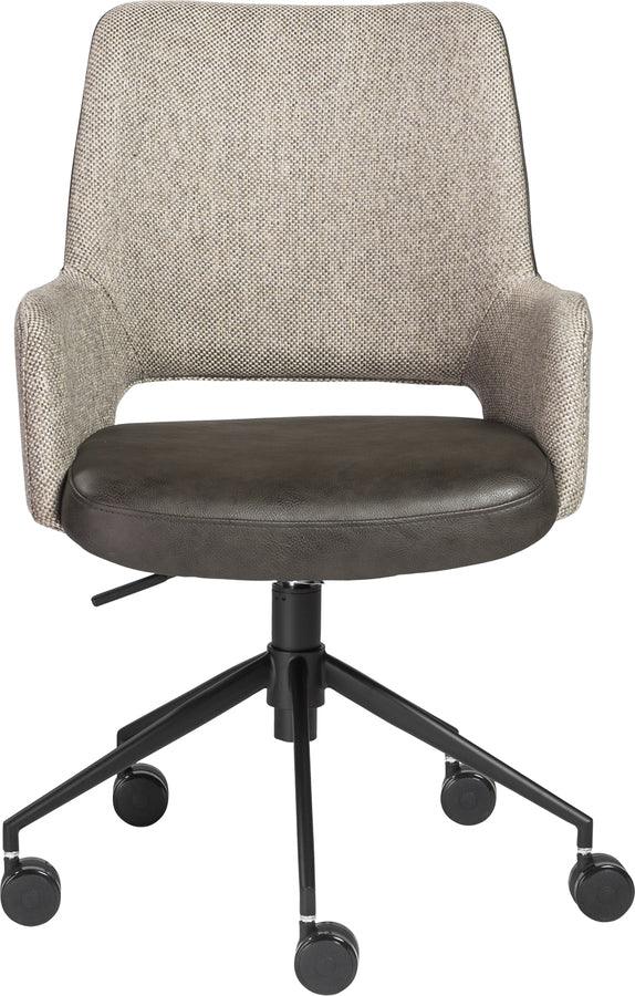 Euro Style Task Chairs - Desi Tilt Office Chair Light Gray