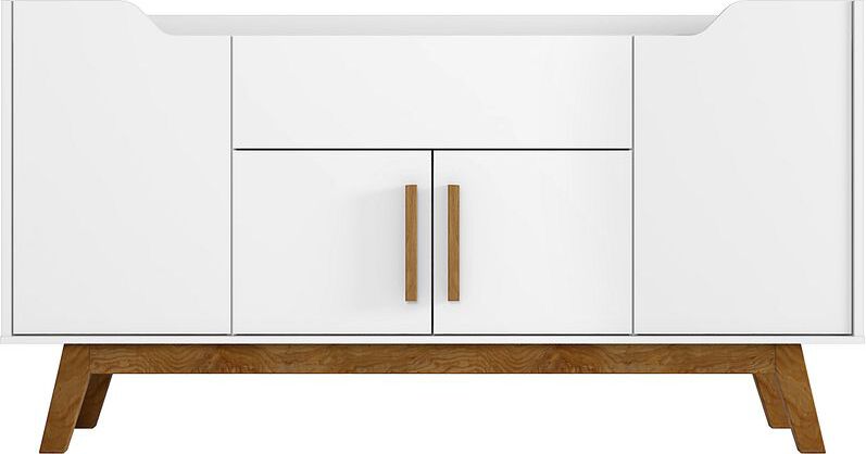 Manhattan Comfort Buffets & Cabinets - Addie 53.54 Sideboard in White