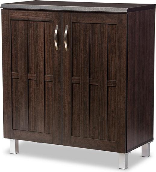Wholesale Interiors Buffets & Sideboards - Excel Modern and Contemporary Dark Brown Sideboard Storage Cabinet