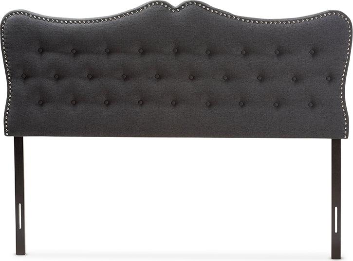 Wholesale Interiors Headboards - Emma Queen Headboard Dark Gray