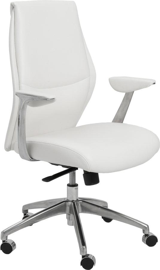 Euro Style Task Chairs - Crosby Low Back Office Chair White
