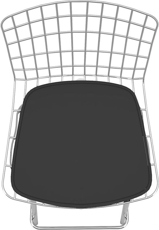 Manhattan Comfort Barstools - Madeline 41.73" Barstool in Silver and Black