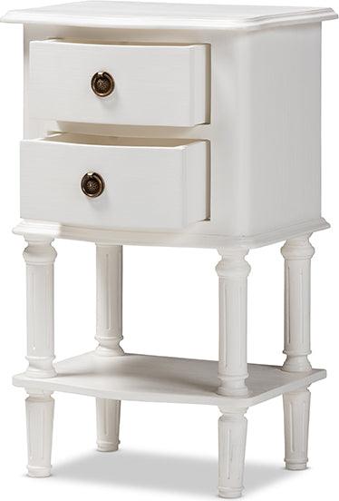 Wholesale Interiors Nightstands & Side Tables - Audrey Nightstand White