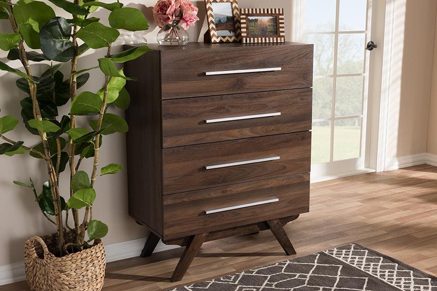 Wholesale Interiors Chest of Drawers - Auburn 31.5" Chest Of Drawers Brown