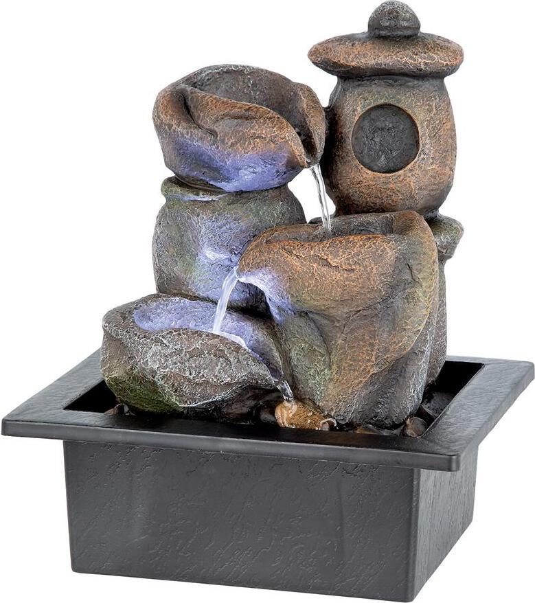 Design Toscano Fountains - Stone Pagoda Tabletop Fountain