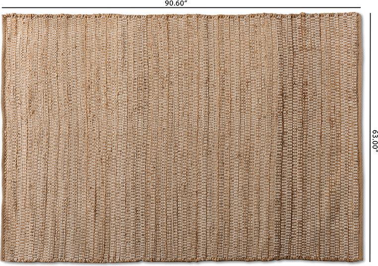 Wholesale Interiors Indoor Rugs - Osage Modern and Contemporary Natural Handwoven Hemp Blend Area Rug