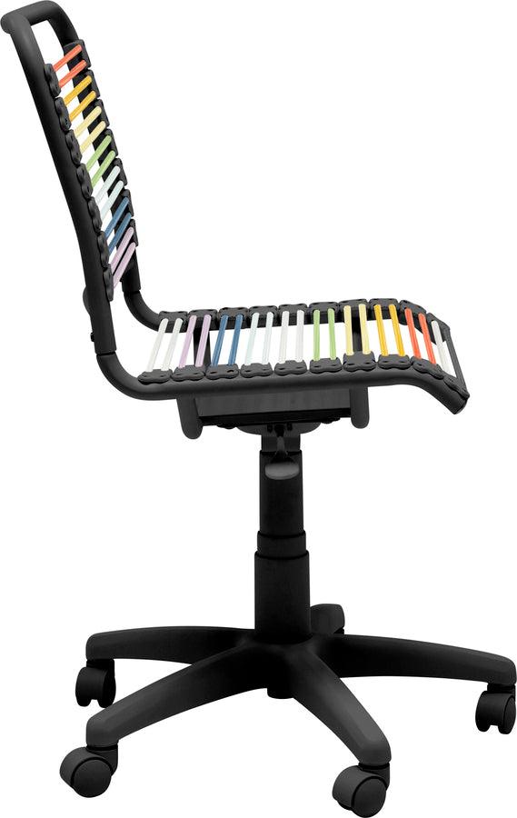 Euro Style Task Chairs - Bungie Low Back Office Chair Multicolor