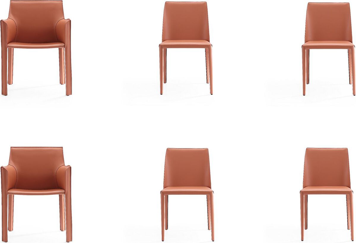 Manhattan Comfort Dining Chairs - Paris Clay Dining Chairs (Set of 6)