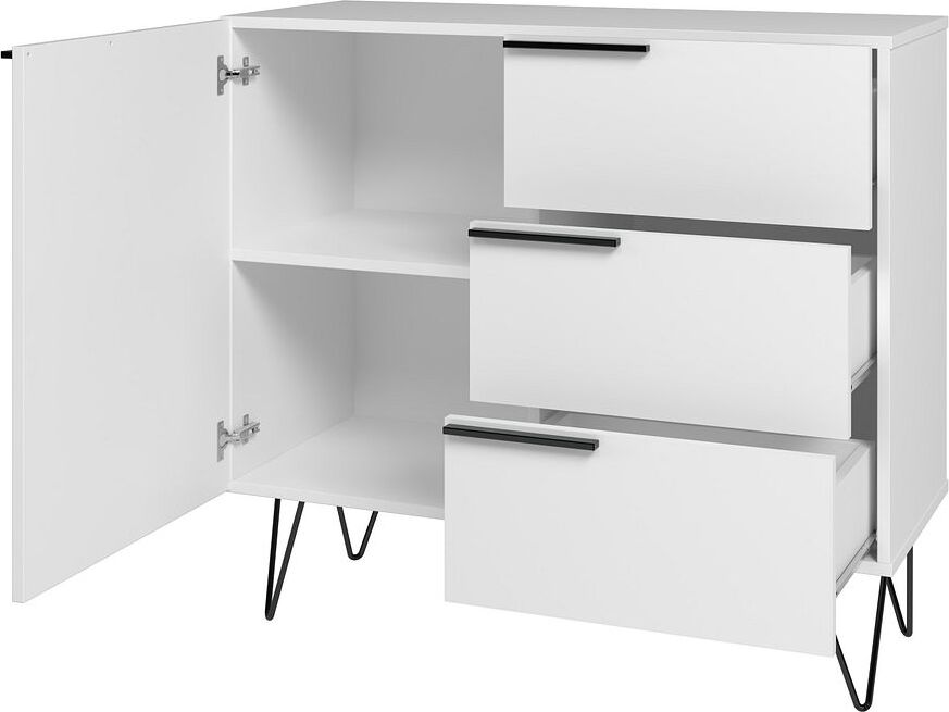 Manhattan Comfort Dressers - Beekman 35.43 Dresser in White