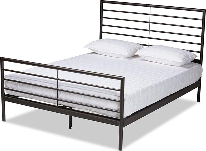 Wholesale Interiors Beds - Alva Full Size Platform Bed Black