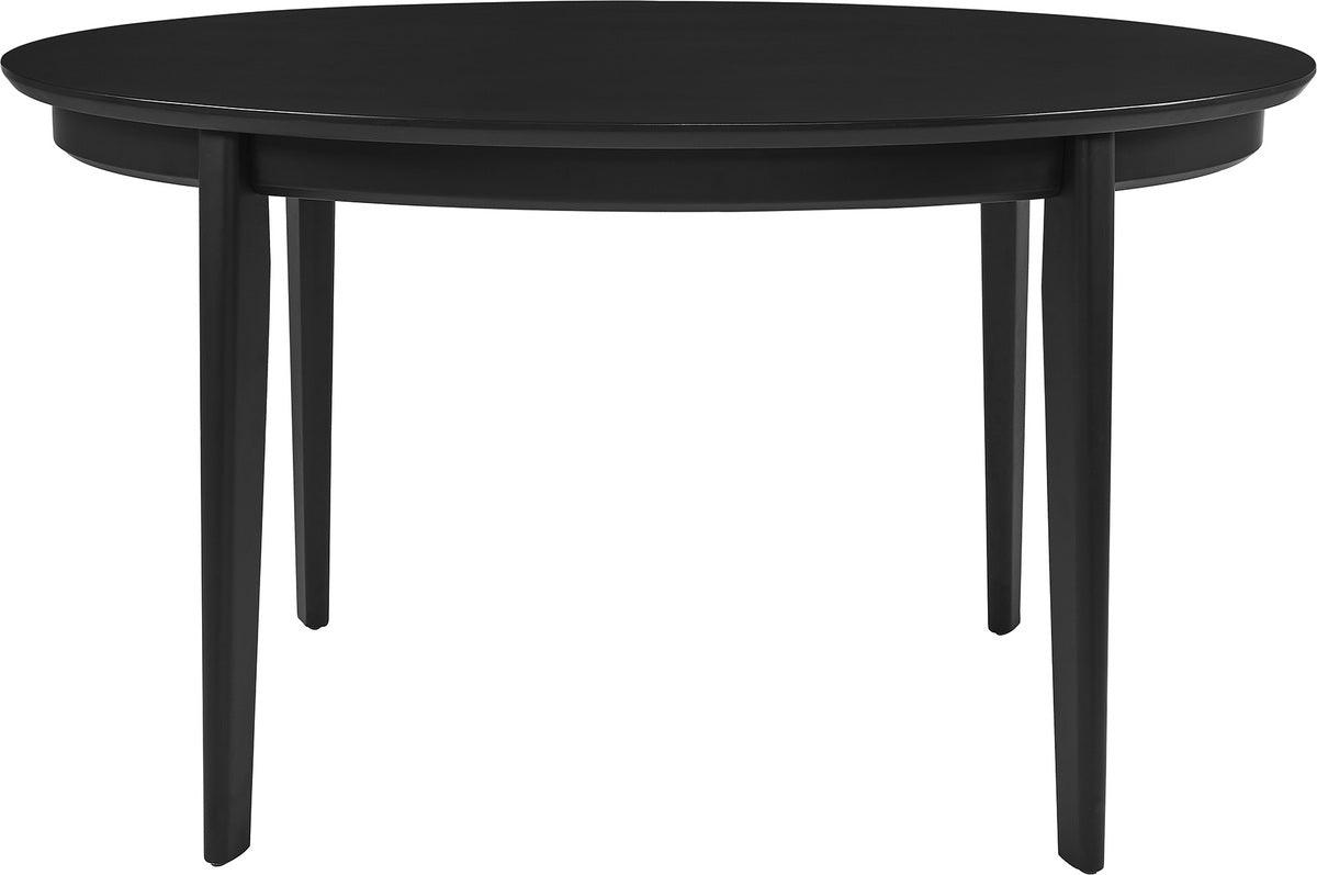 Euro Style Dining Tables - Atle 54"x34" Oval Dining Table in Matte Black