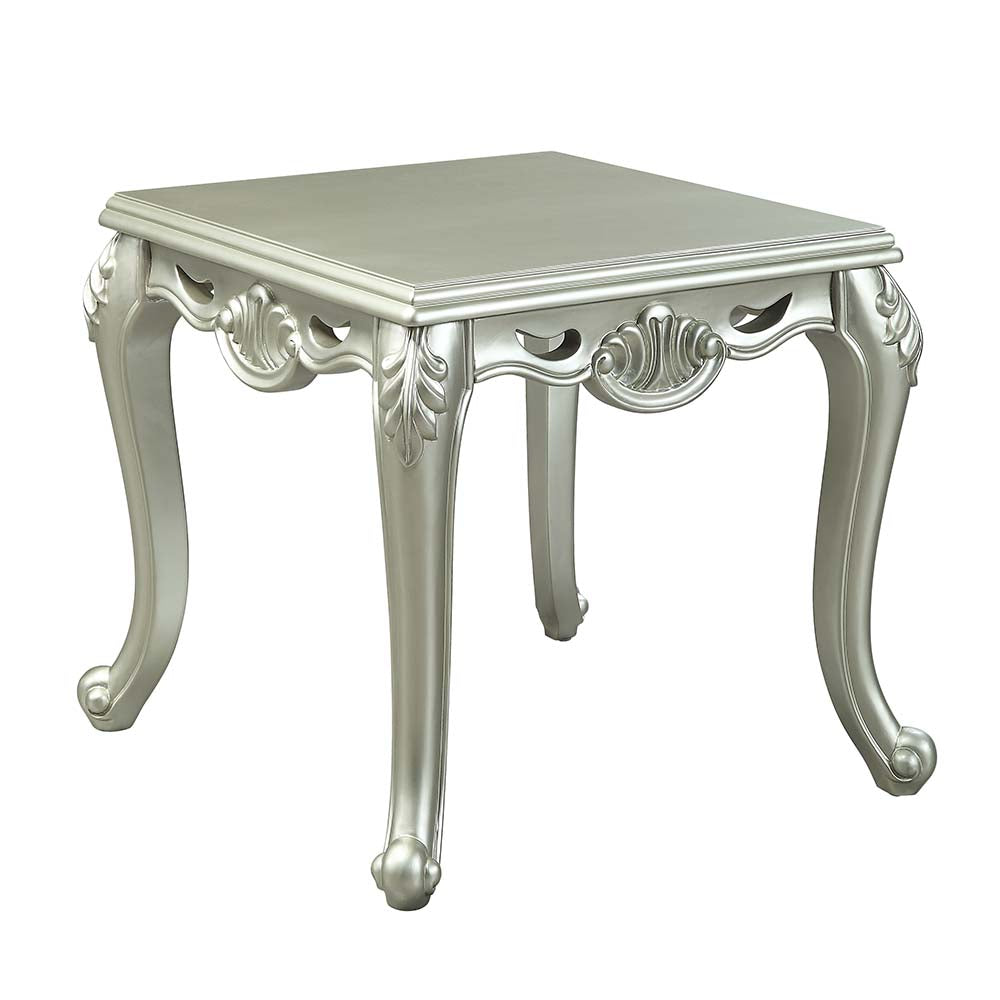 ACME Side & End Tables - ACME Qunsia End Table , Champagne Finish