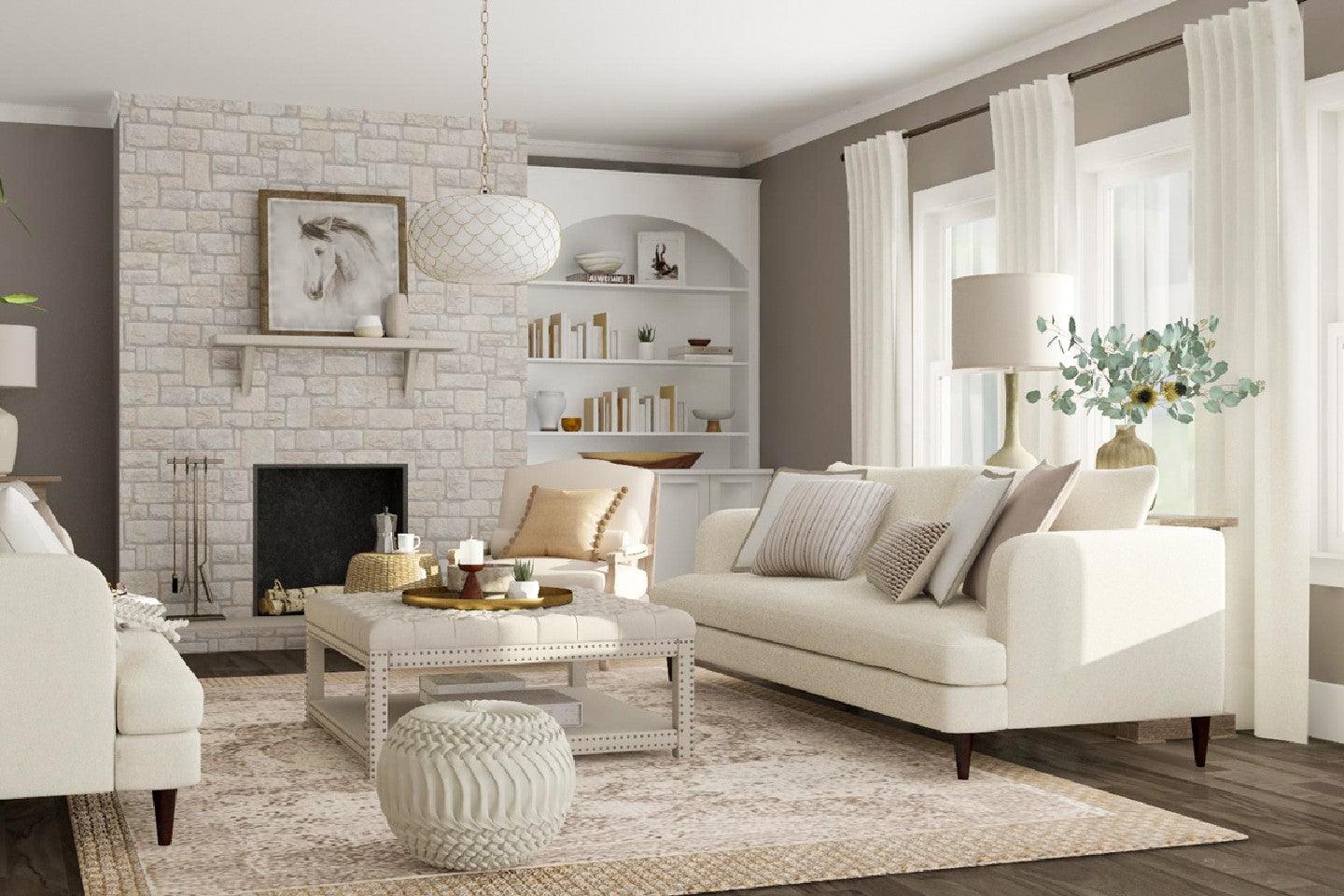 white furniture