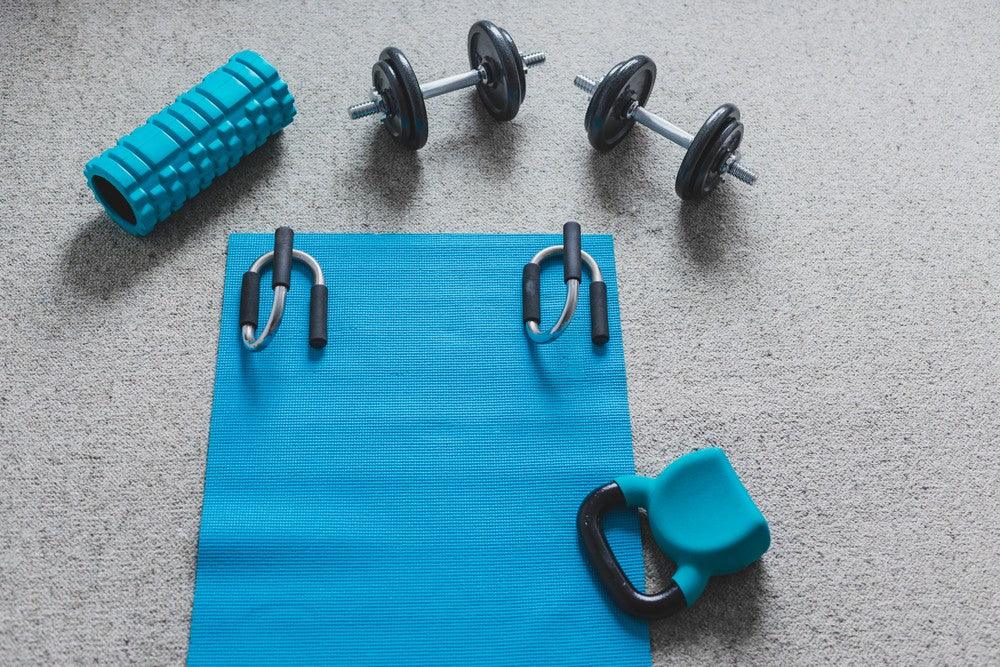 Home gym set up