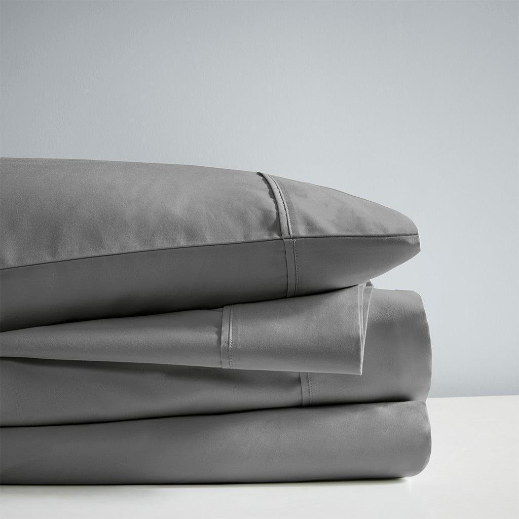 Olliix.com Sheets & Sheet Sets - 1000 Thread Count California King Sheet Set Charcoal