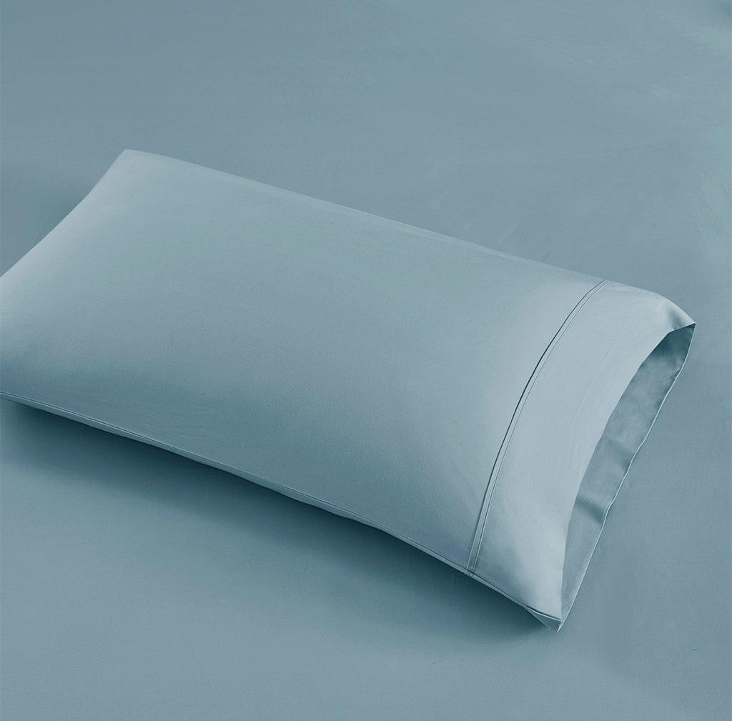 Olliix.com Sheets & Sheet Sets - 1000 Thread Count Queen Sheet Set Blue
