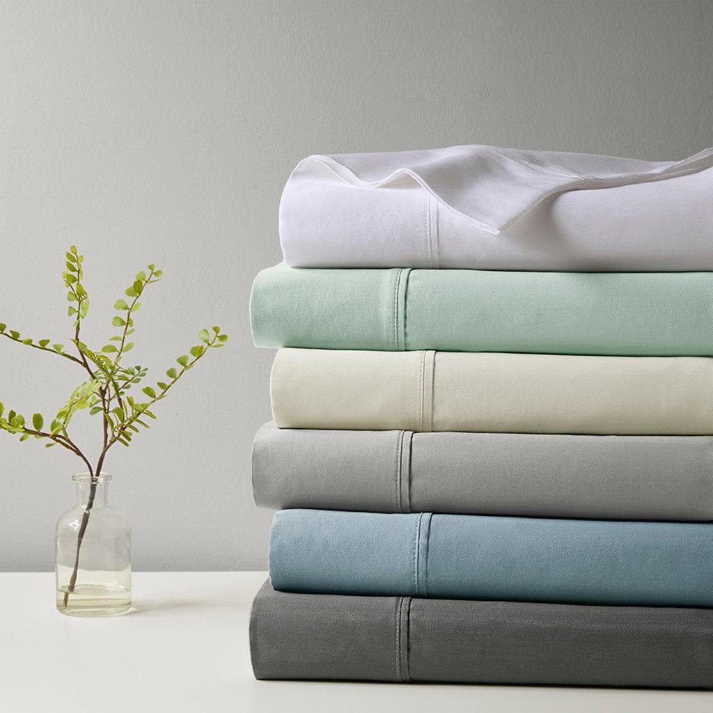 Olliix.com Sheets & Sheet Sets - 1000 Thread Count Queen Sheet Set Blue