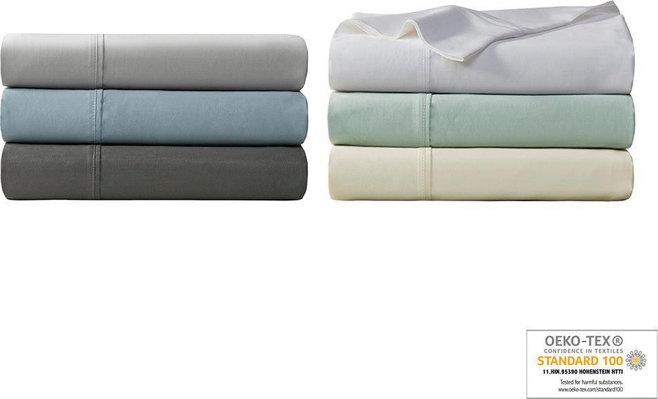 Olliix.com Sheets & Sheet Sets - 1000 Thread Count Queen Sheet Set Blue