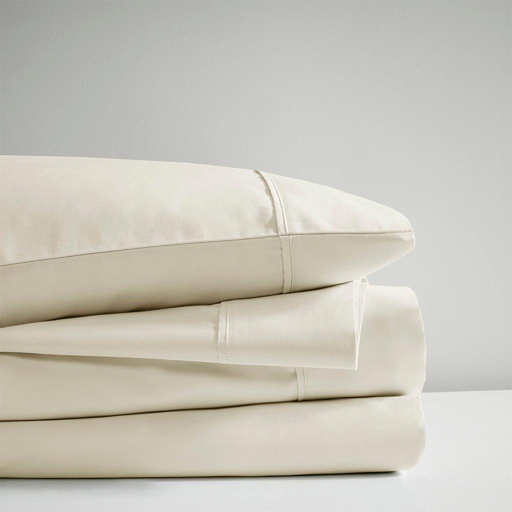 Olliix.com Sheets & Sheet Sets - 1000 Thread Count Queen Sheet Set Ivory