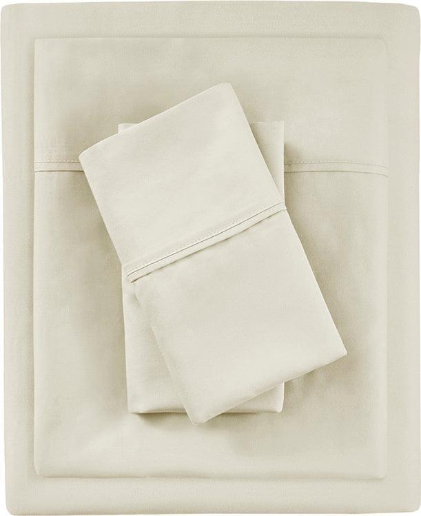 Olliix.com Sheets & Sheet Sets - 1000 Thread Count Queen Sheet Set Ivory