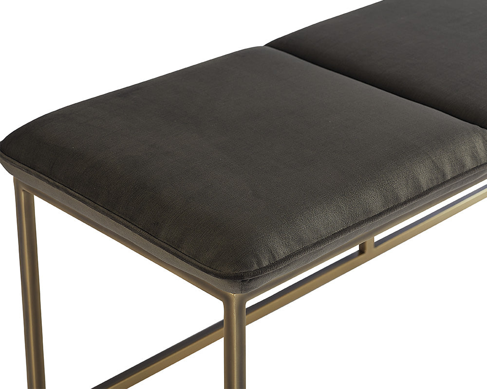 SUNPAN Benches - Alley Bench - Rustic Bronze - Piccolo Pebble