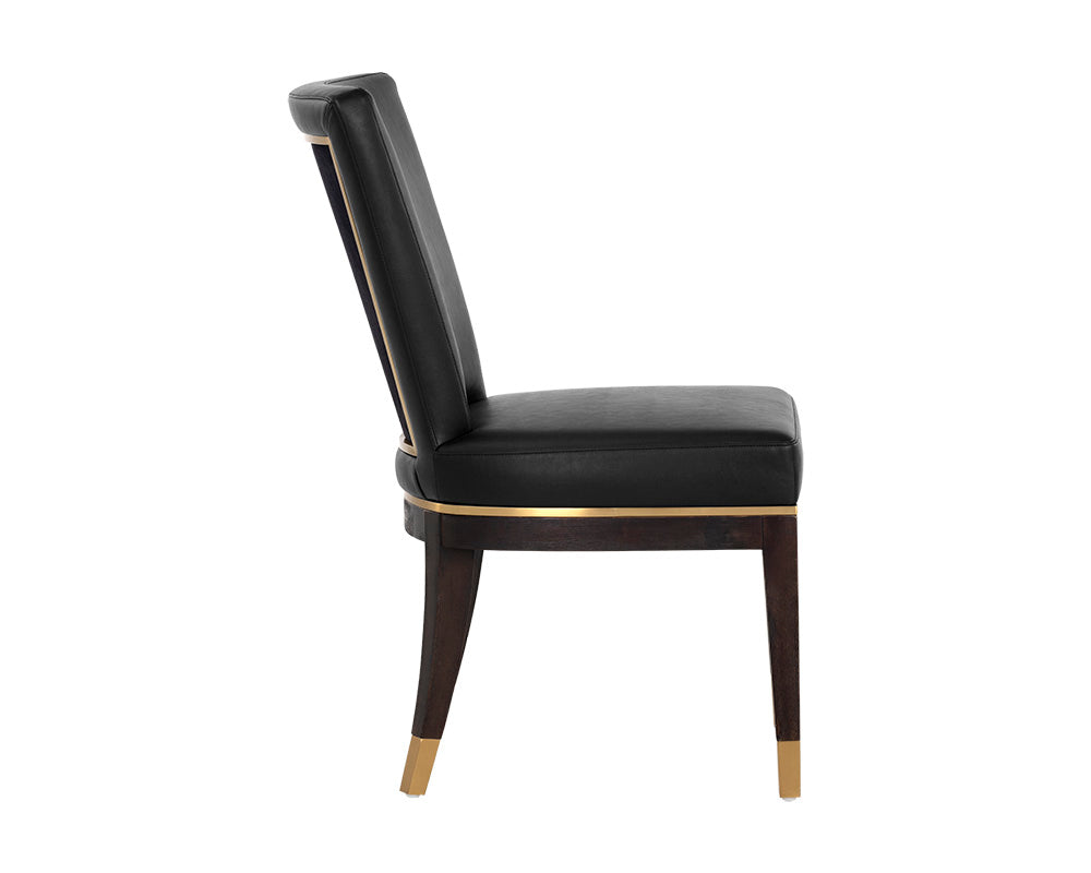 SUNPAN Dining Chairs - Alister Dining Chair - Bravo Black / Abbington Black