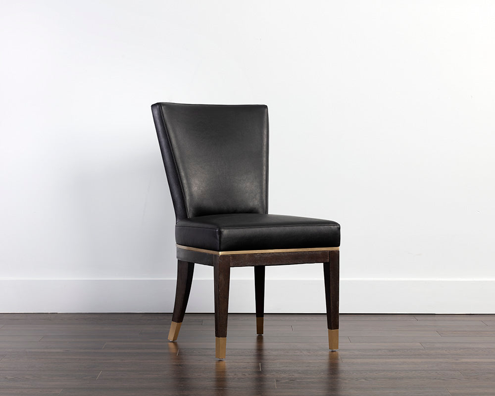 SUNPAN Dining Chairs - Alister Dining Chair - Bravo Black / Abbington Black