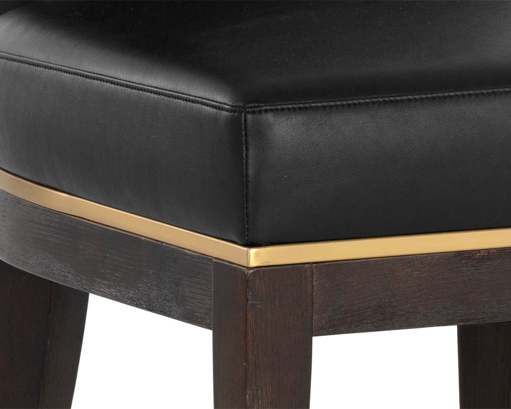 SUNPAN Dining Chairs - Alister Dining Chair - Bravo Black / Abbington Black