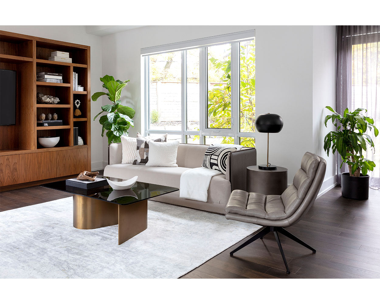 Sierra Sofa - Meg Taupe / Porcini Taupe