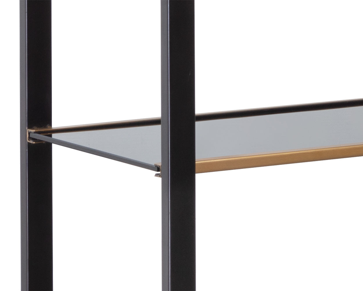 SUNPAN Bookcases & Display Units - Ambretta Bookcase - Large - Black / Smoke Grey