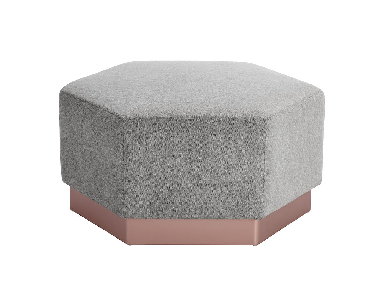 SUNPAN Ottomans & Stools - Amalia Ottoman - Polo Club Stone