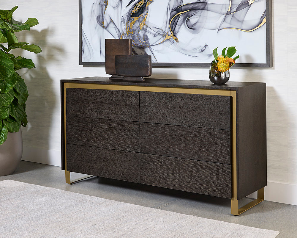 SUNPAN Dressers - Alvaro Dresser - Rustic Bronze